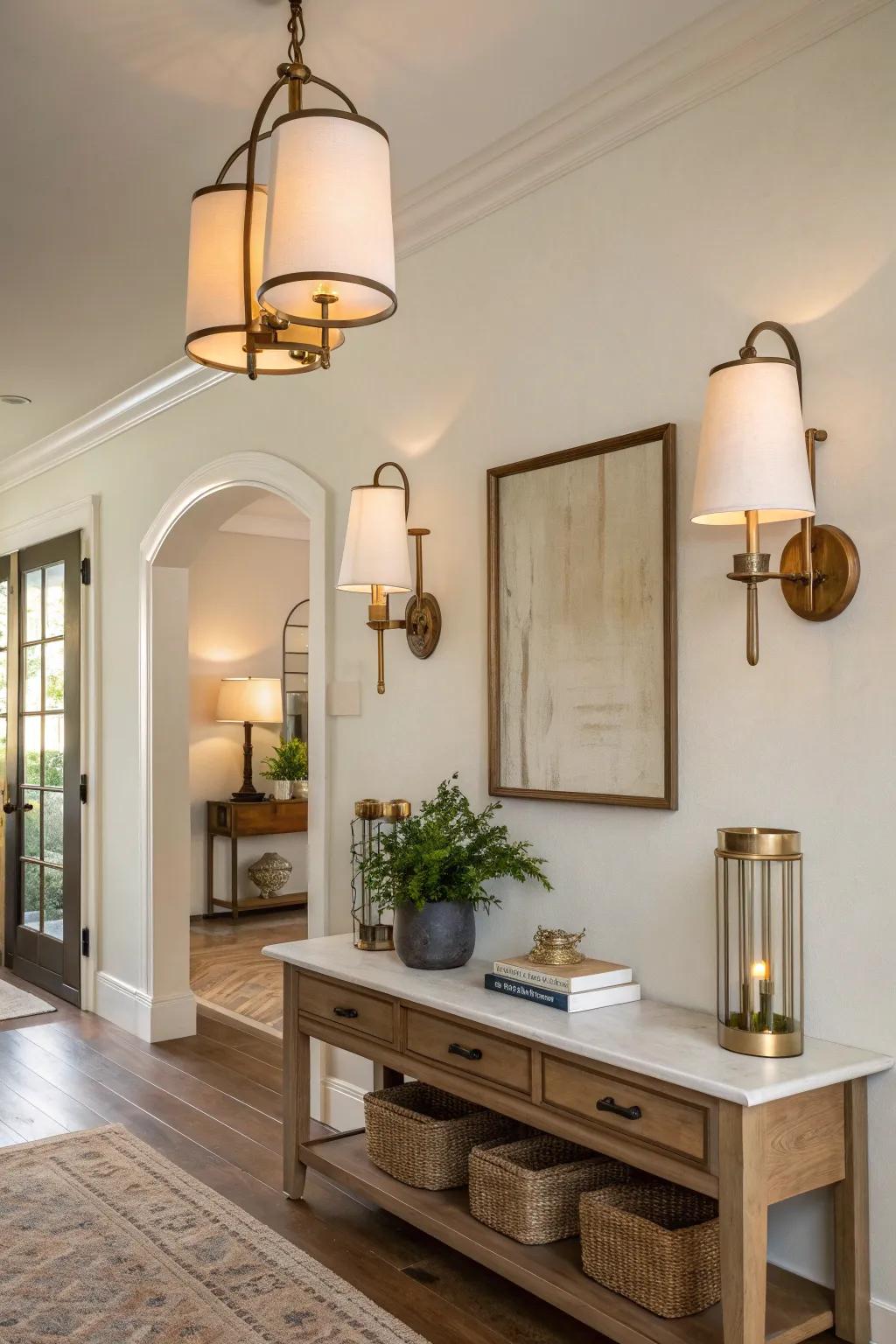 Adapt your space with transitional lighting that suits every occasion.