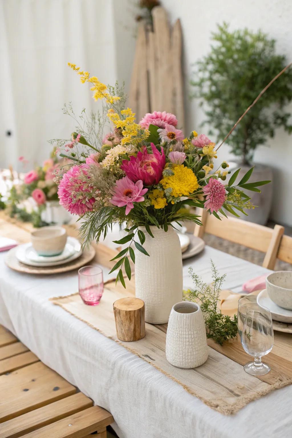 Bring high energy and joy to your wedding with this bold color duo.