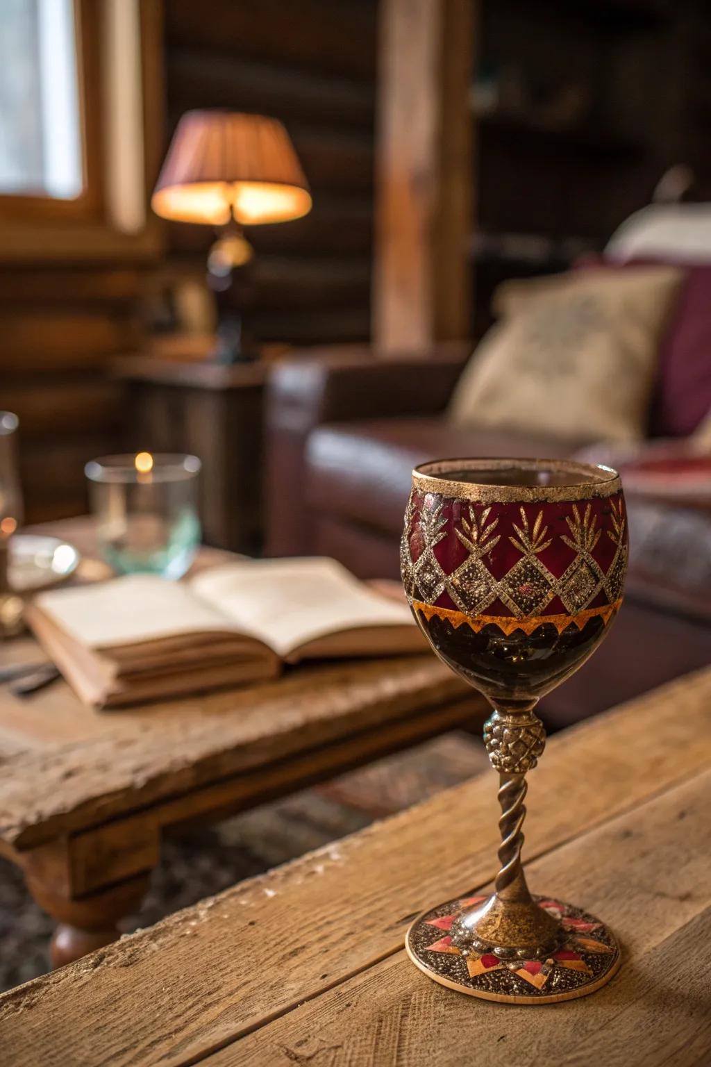 Experience the artistry of handcrafted wine glasses, each piece a true masterpiece.