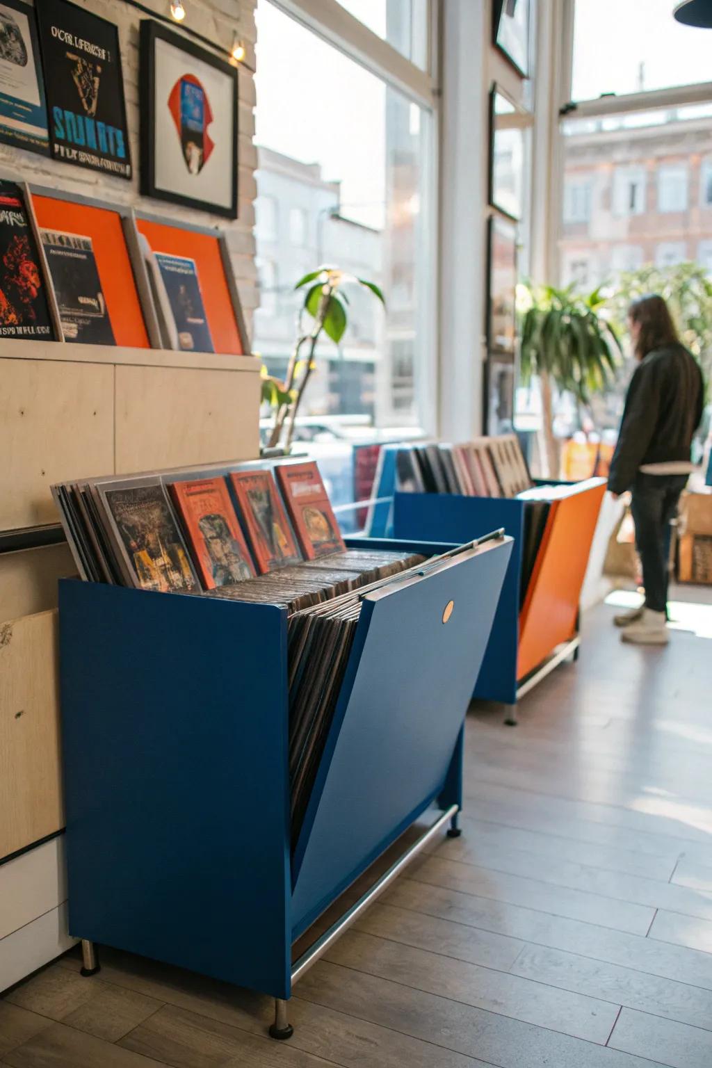 Let your vinyl shine with minimalist stands. 🌟 #MinimalDesign #VinylDisplay