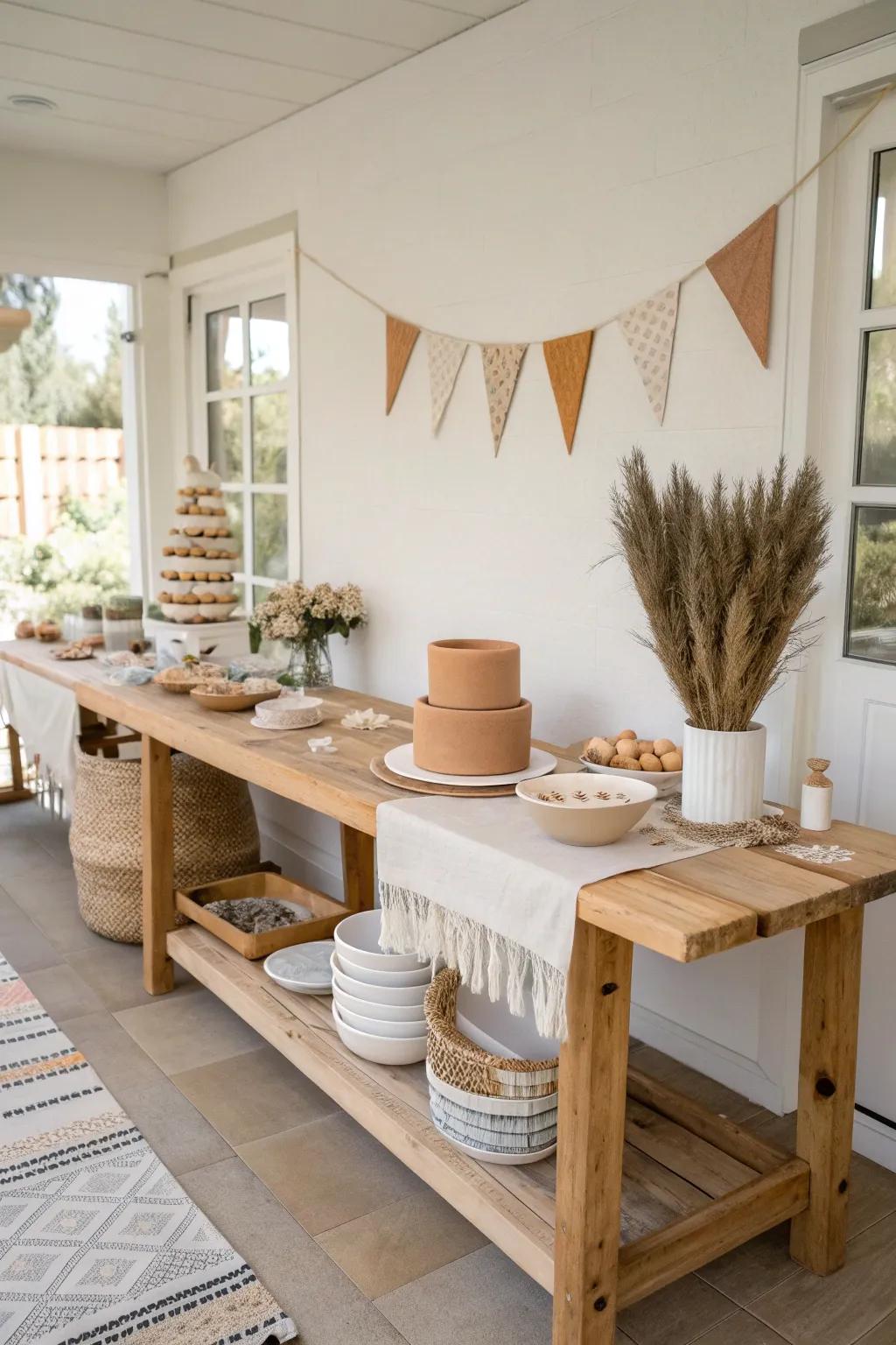 Unleash creativity at a DIY craft station that lets guests make their own mementos of the day.