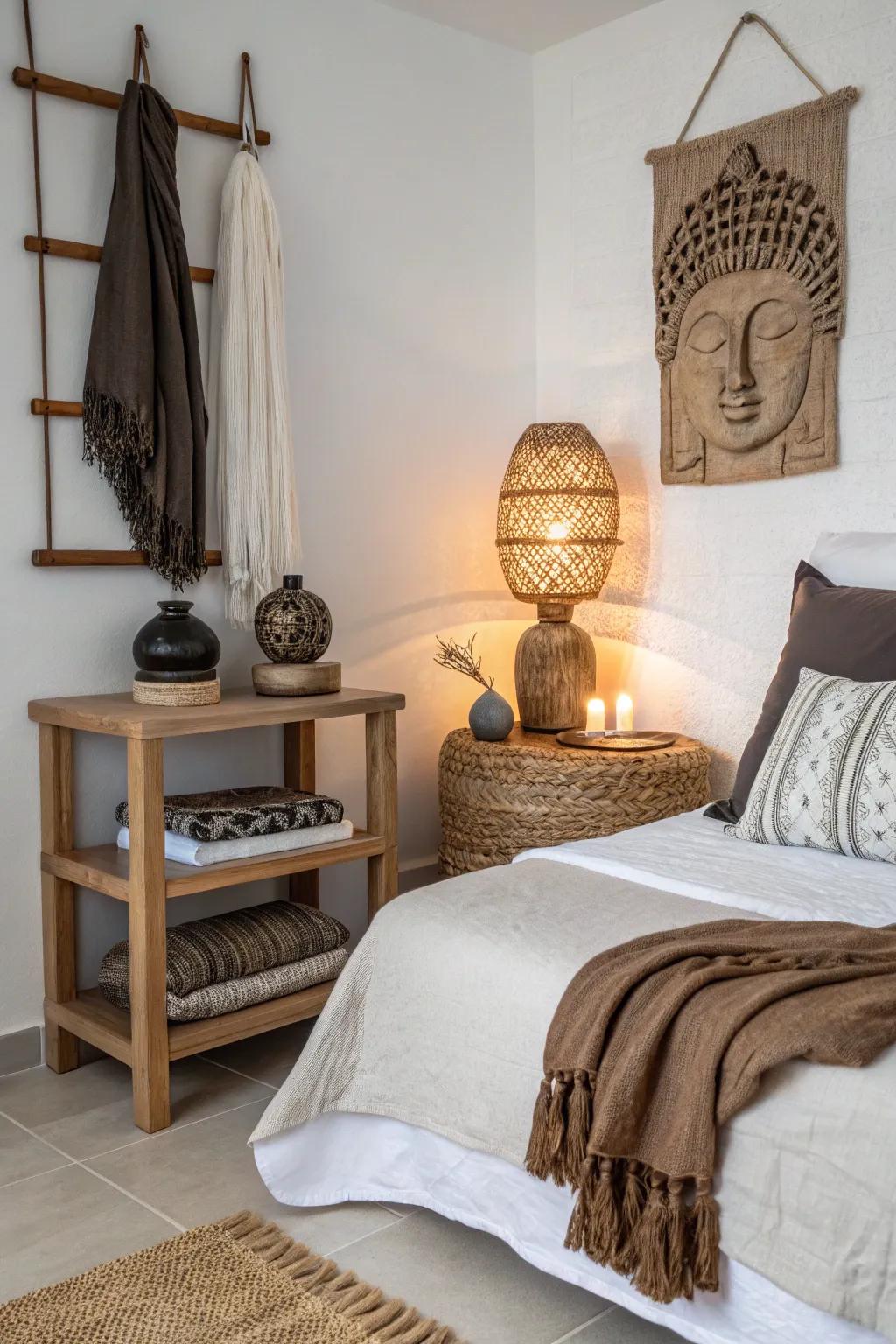 Tell your story with unique cultural artifacts. 🌍 #CulturalDecor #PersonalStyle