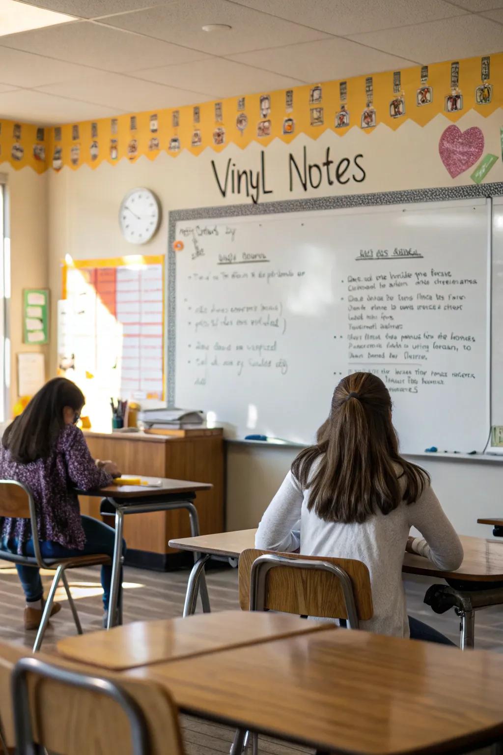 Create lasting impressions with vinyl notes that stand out and stay put.