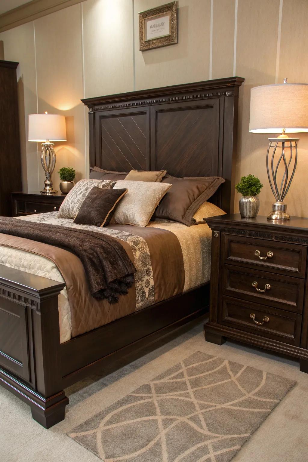 Foster tranquility with symmetrical design that soothes the senses.