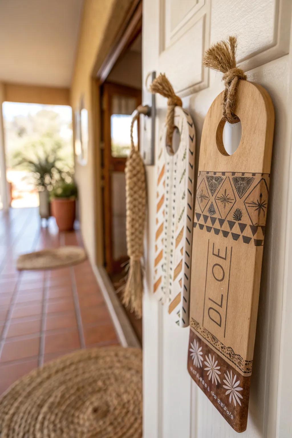 Celebrate culture and diversity with door tags that tell a story.