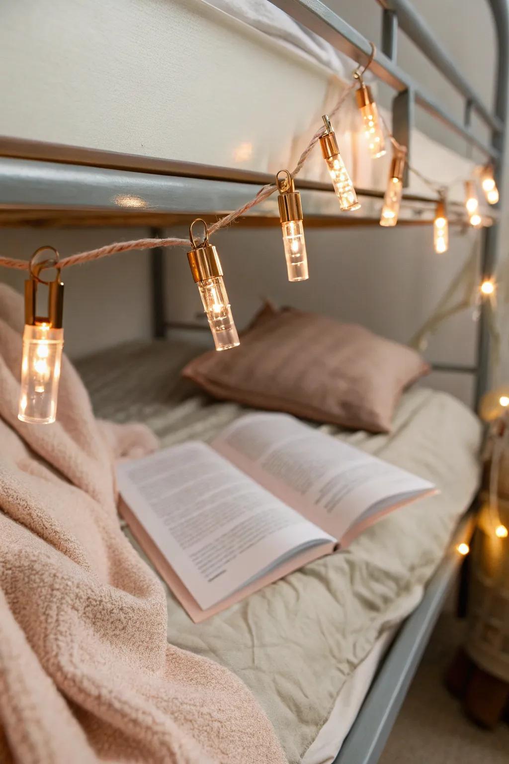 Enjoy versatile lighting with convenient clip-on lights.