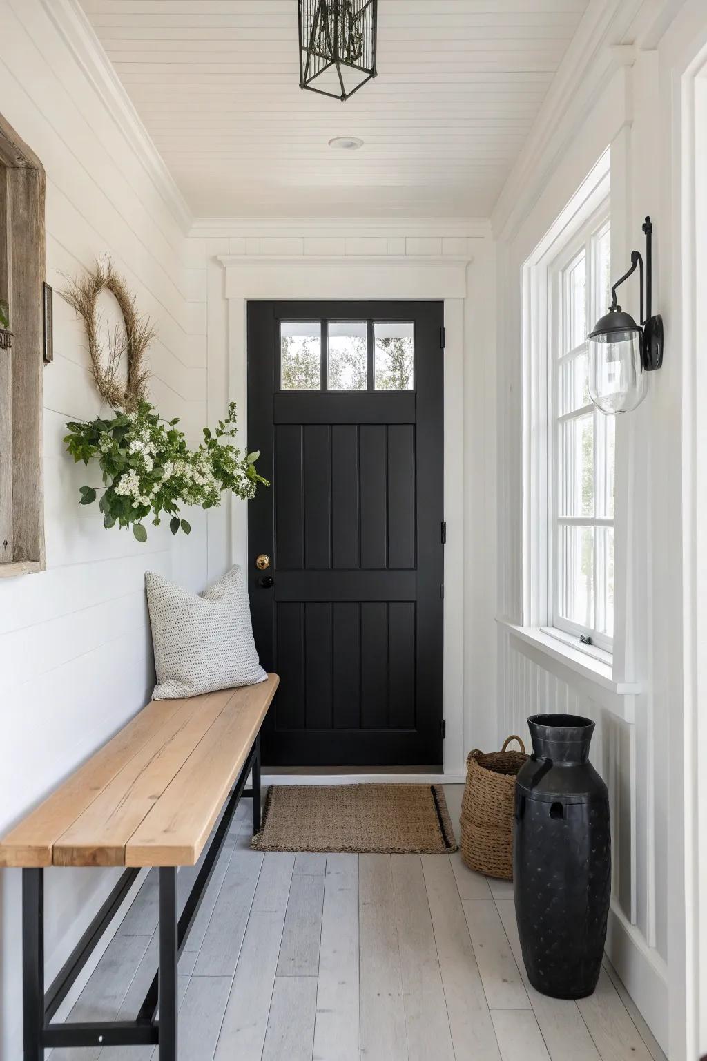 Black and white schemes offer timeless elegance and striking contrast.