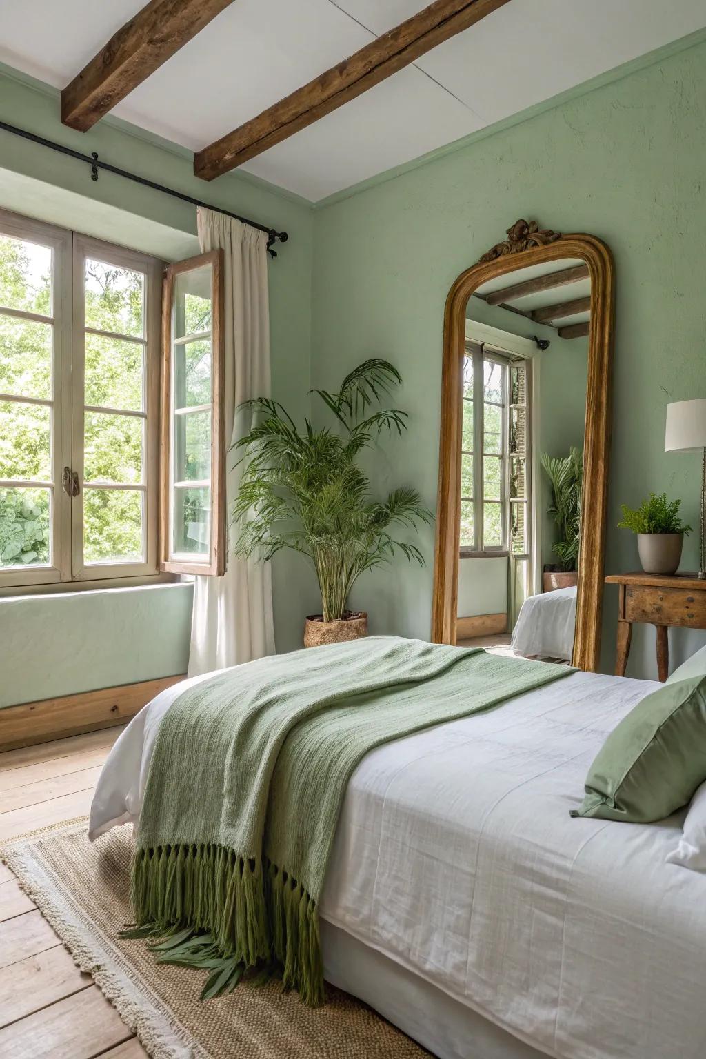 Reflect natural beauty with mirrors to enhance light and space. 🌟✨ #MirrorMagic #HomeInspo