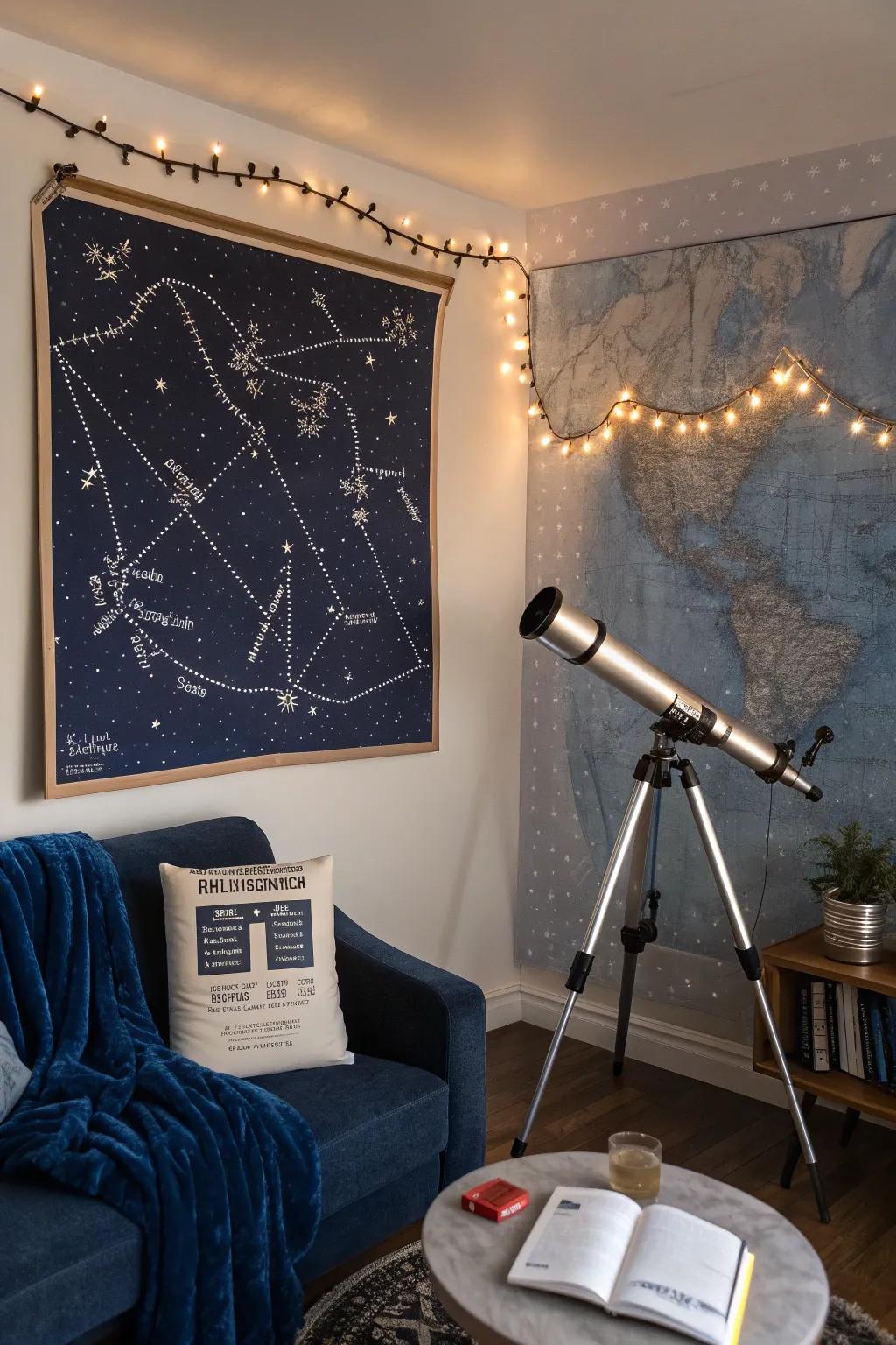 Capture a special moment with a personalized DIY star map. 🌟 #StarryNights #DIYDecor