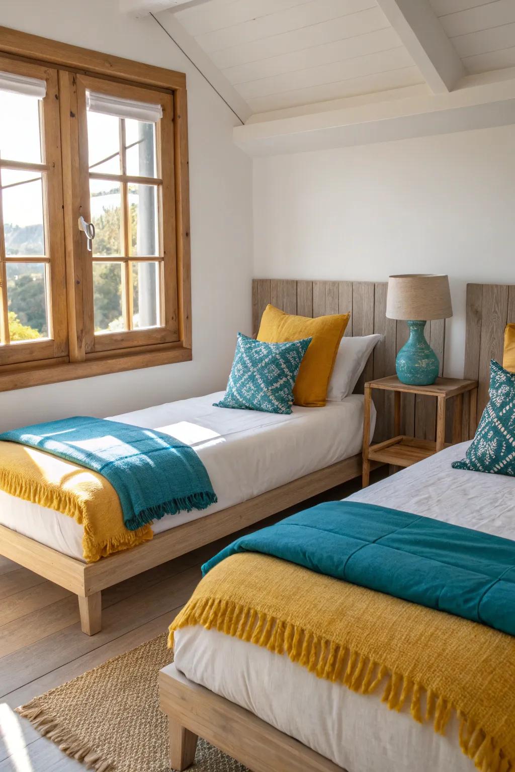 Energize your space with bold pops of color. 🎨 #VibrantLiving #ColorPop