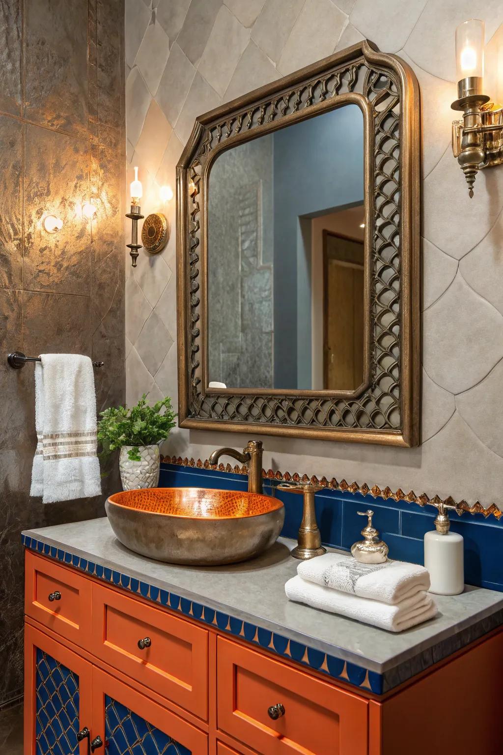 Achieve dynamic design with contrasting textures that captivate the eye.