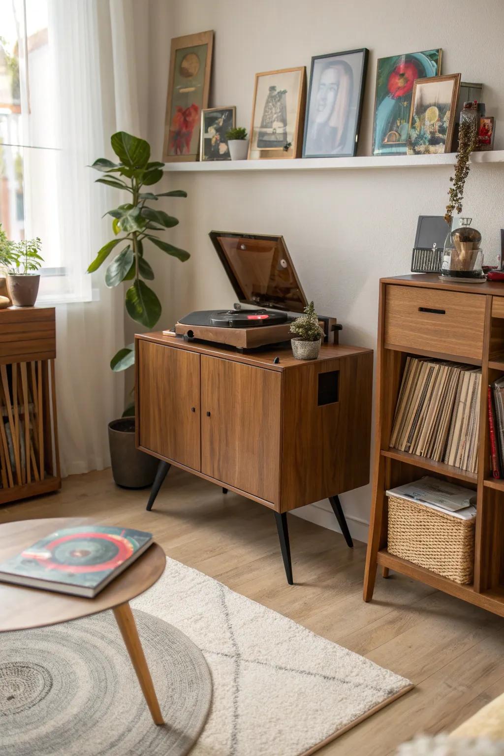 Infuse your space with character using vintage furniture.