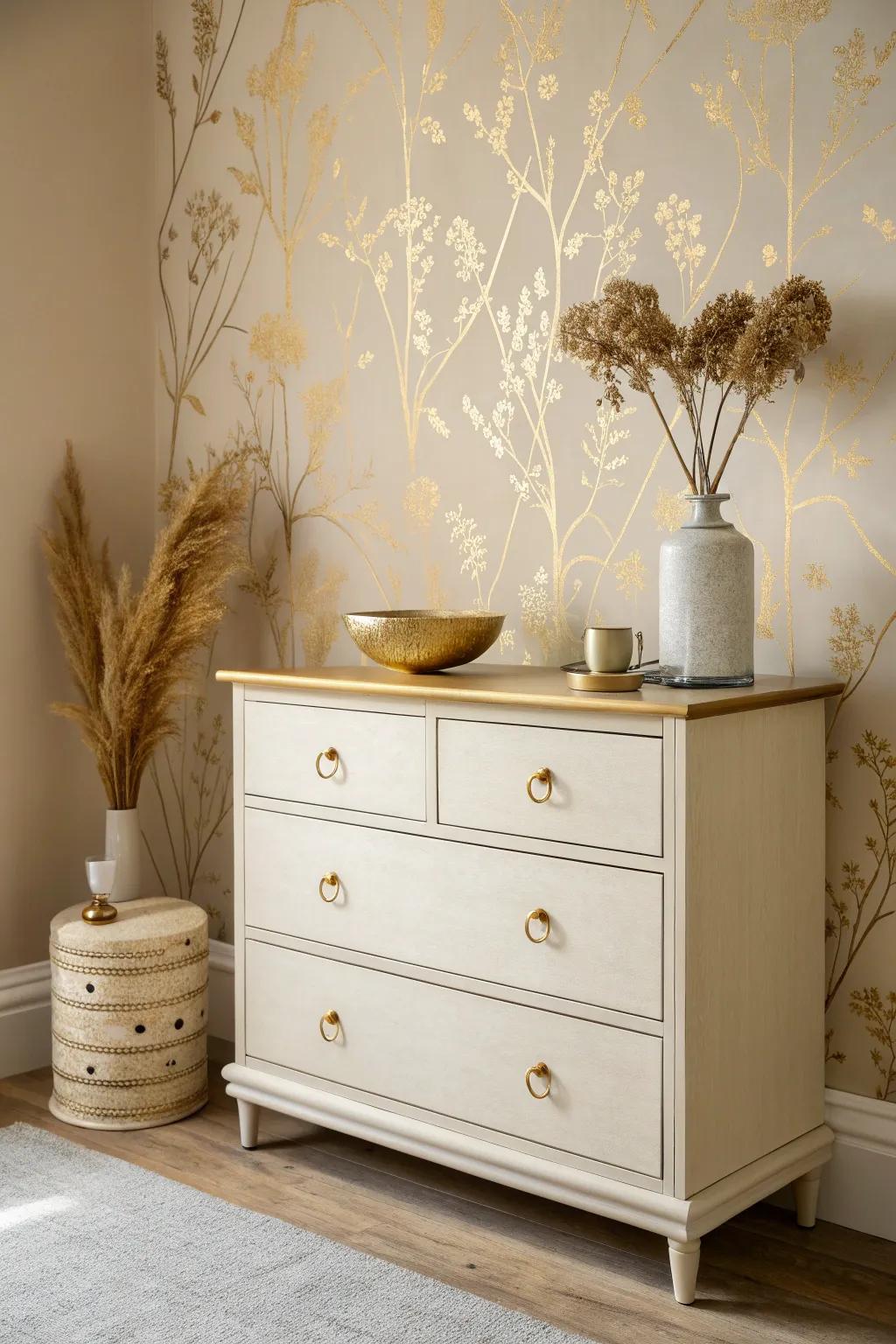 Elevate your decor with a hint of gold.