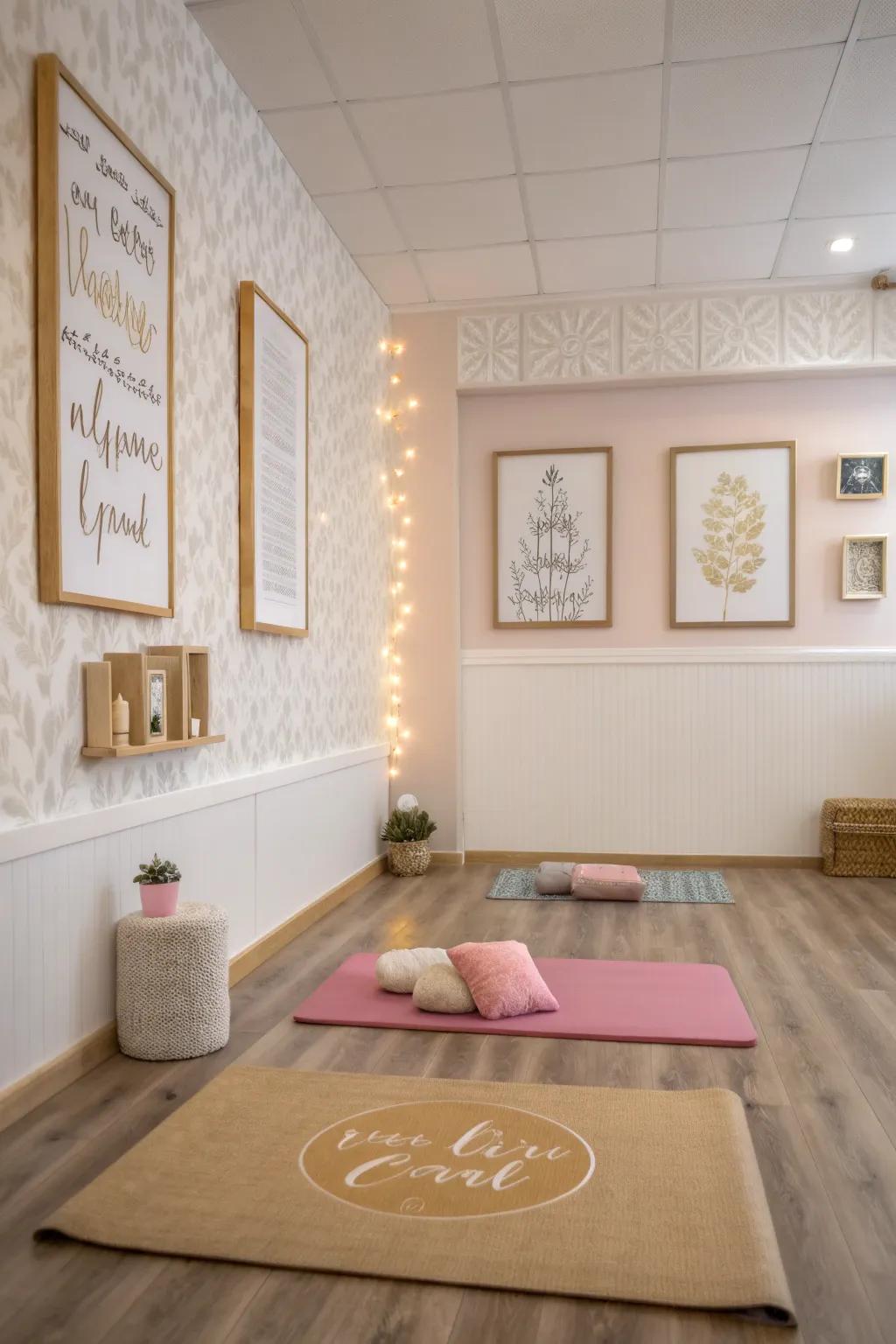 Let your walls inspire you with quotes that uplift your mind and spirit.