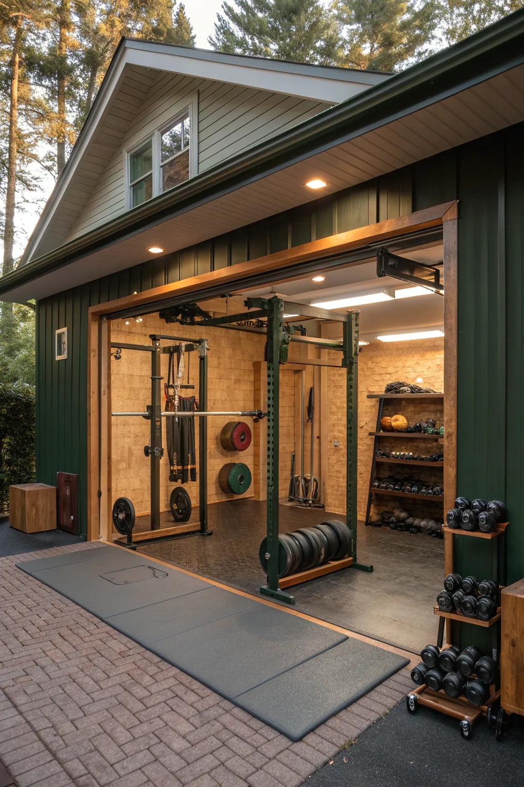 Plan ahead for a gym space that grows with your fitness journey.