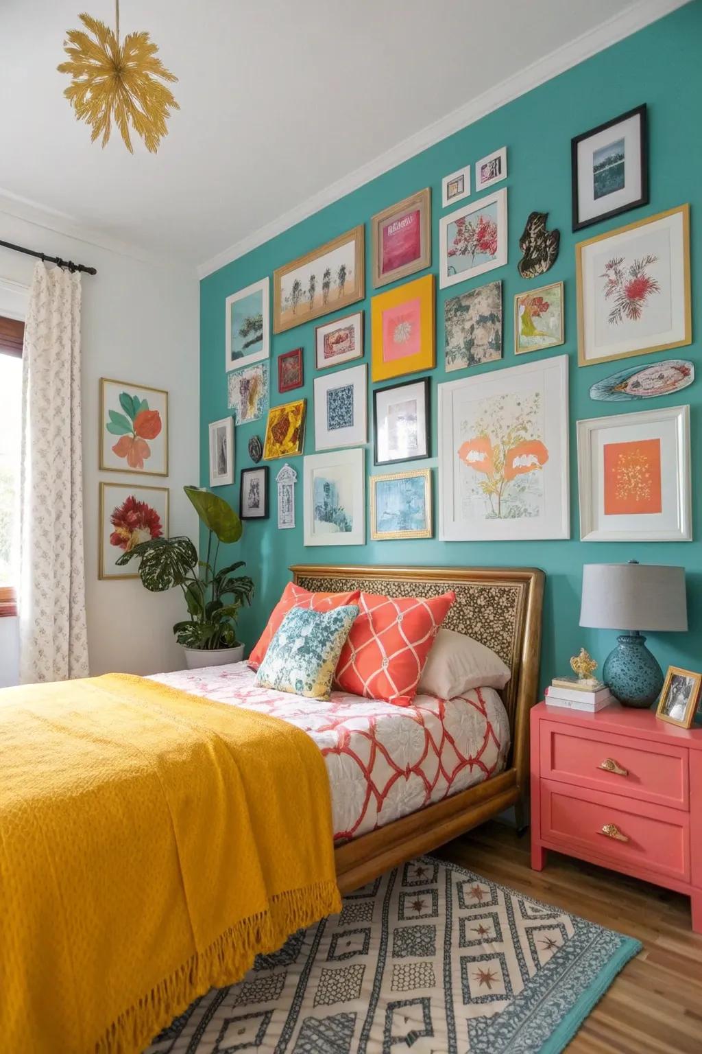 Tell your story with a curated gallery wall. 🖼️ #GalleryWall #PersonalTouch