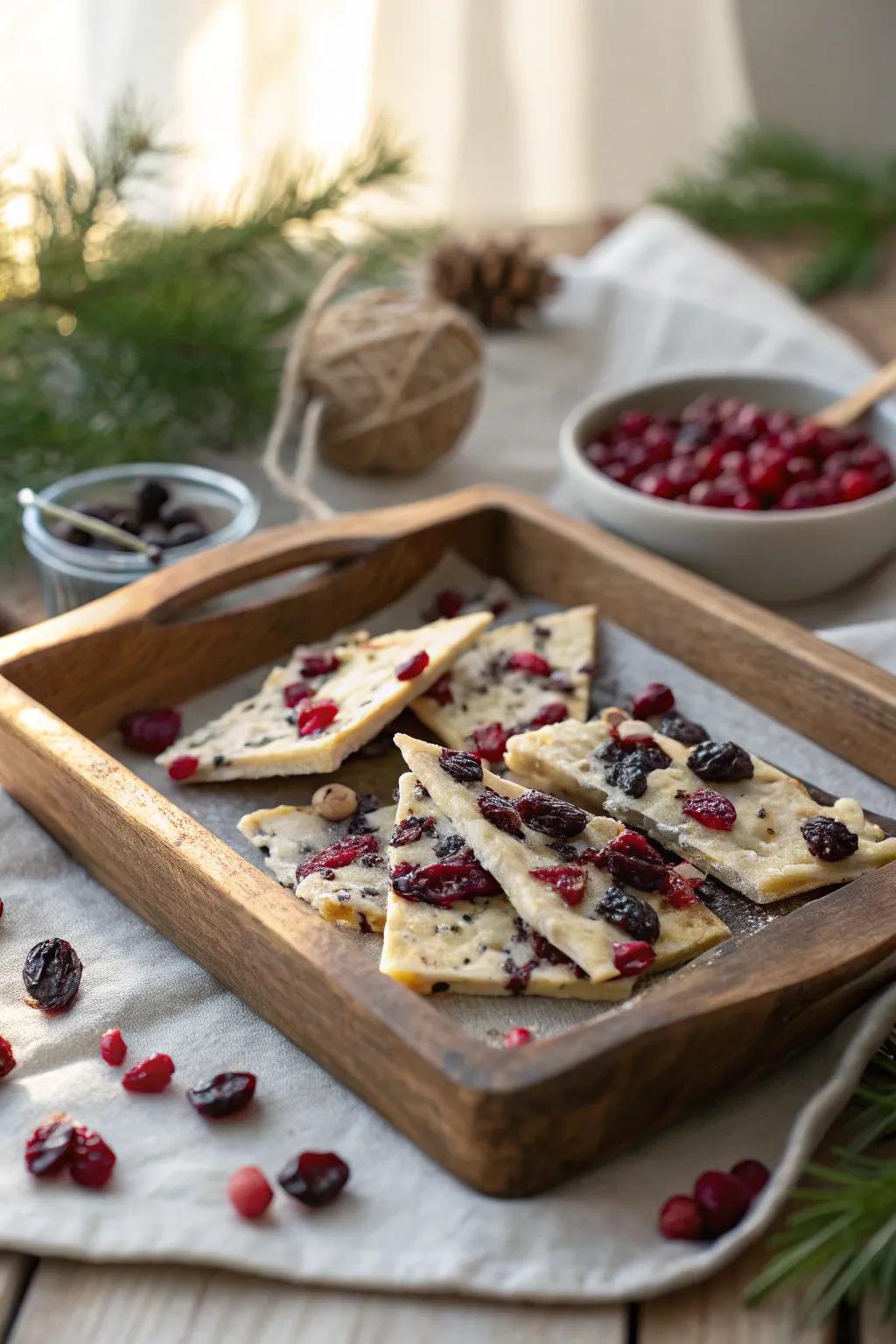 A berry merry mix that brings color and flavor to your holiday treats.