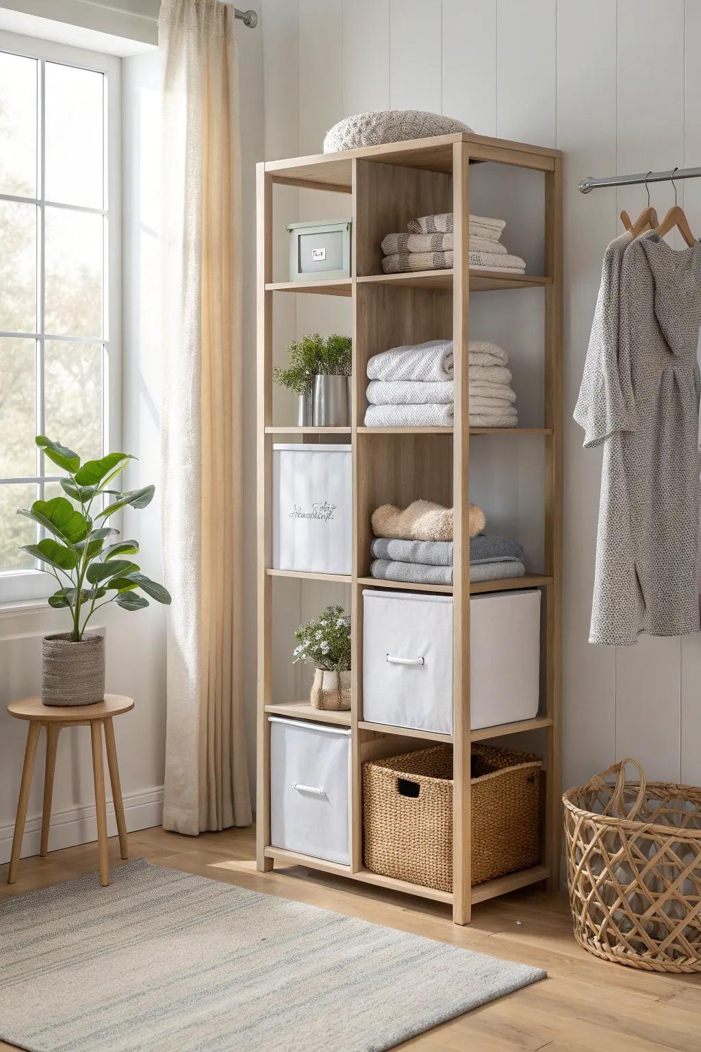 Play with textures to add richness and depth to your closet.