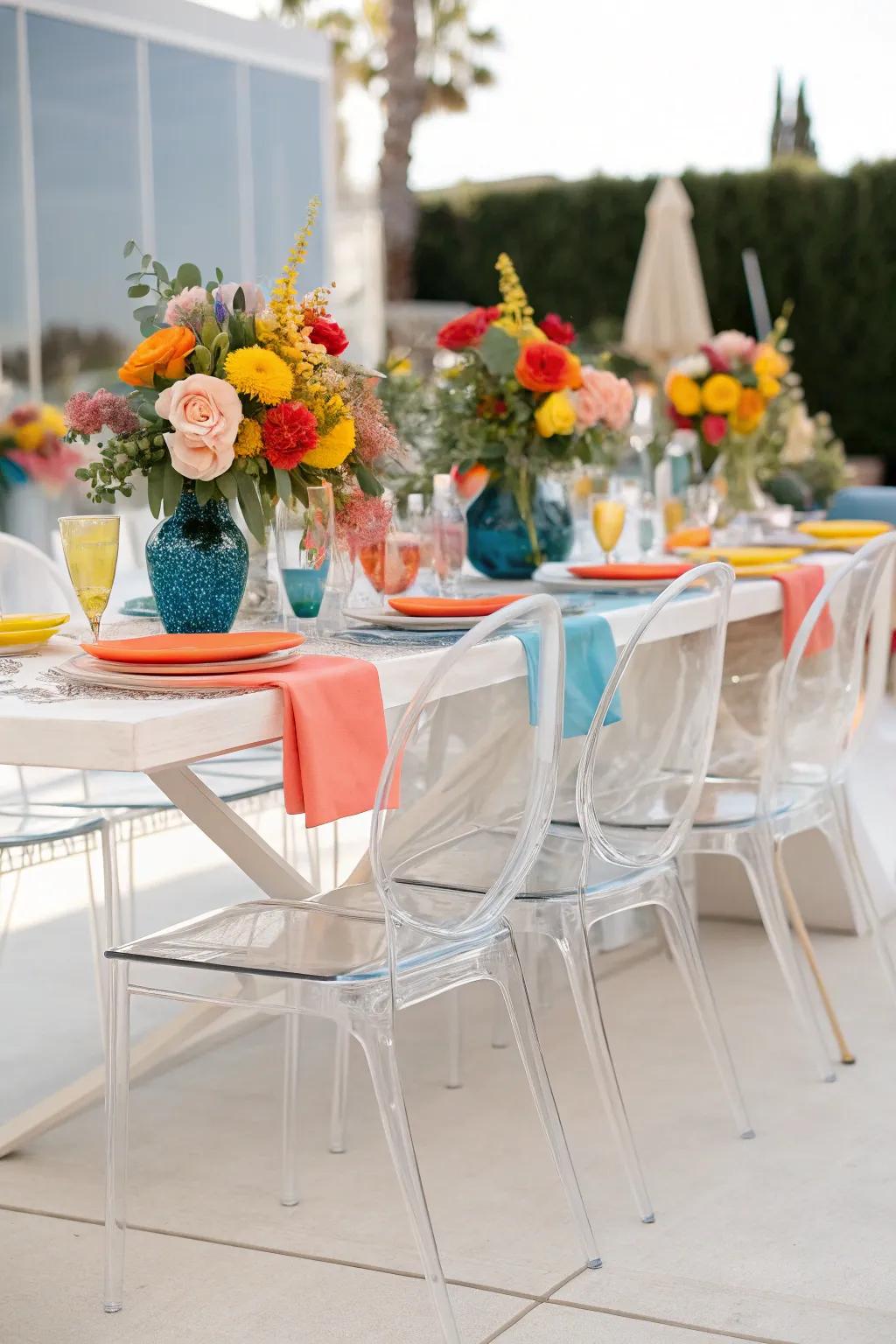 Acrylic furniture offers a sleek, modern aesthetic that complements any decor.