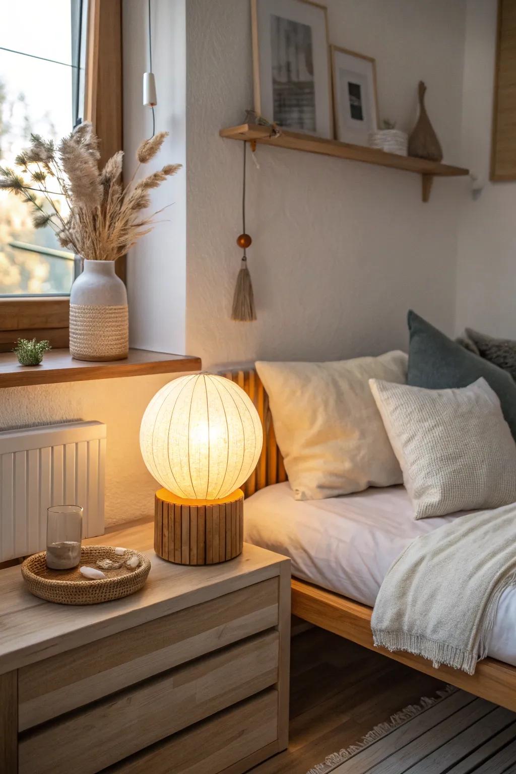 Unwind with the soothing glow of a sunset lamp. 🌅 #SunsetLamp #RelaxingVibes