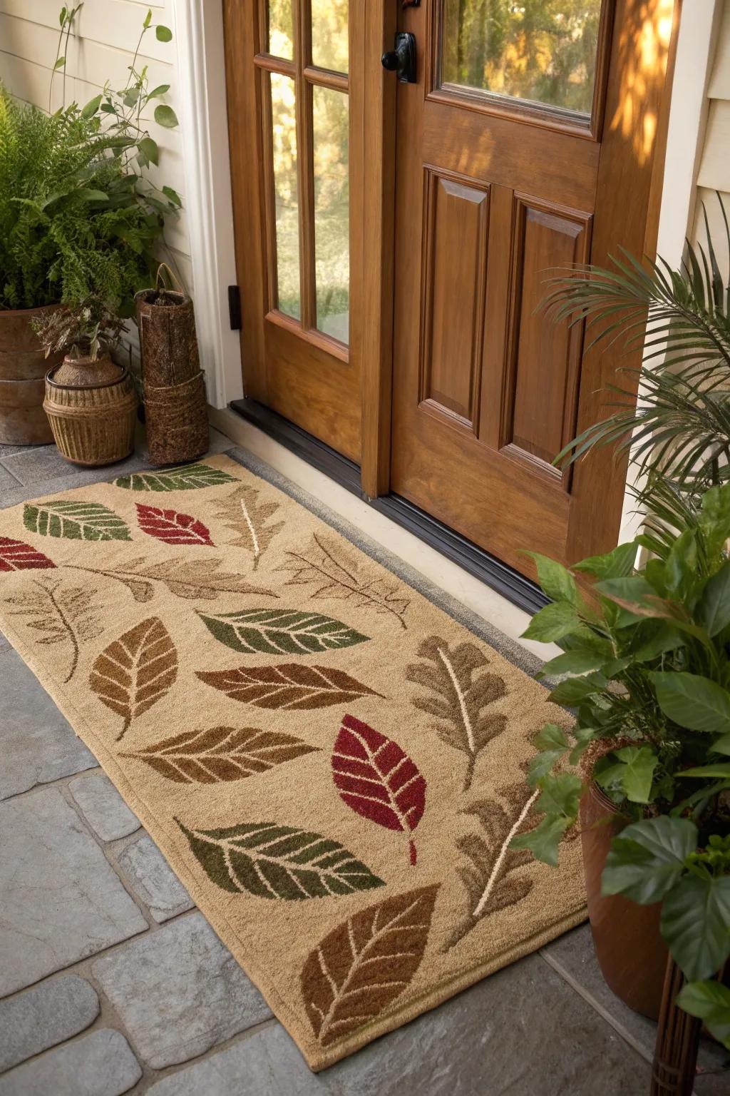 Step onto an enchanted path with an entry rug that hints at the magic beyond. 🌿 #EntrywayDecor #WelcomeHome