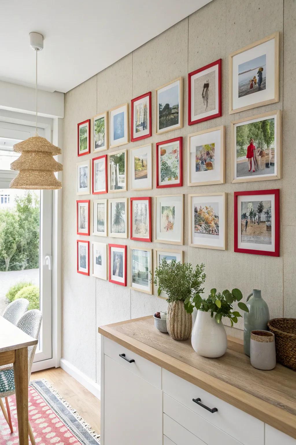 Infuse energy into your space with vibrant, colorful frames that make your photos shine.