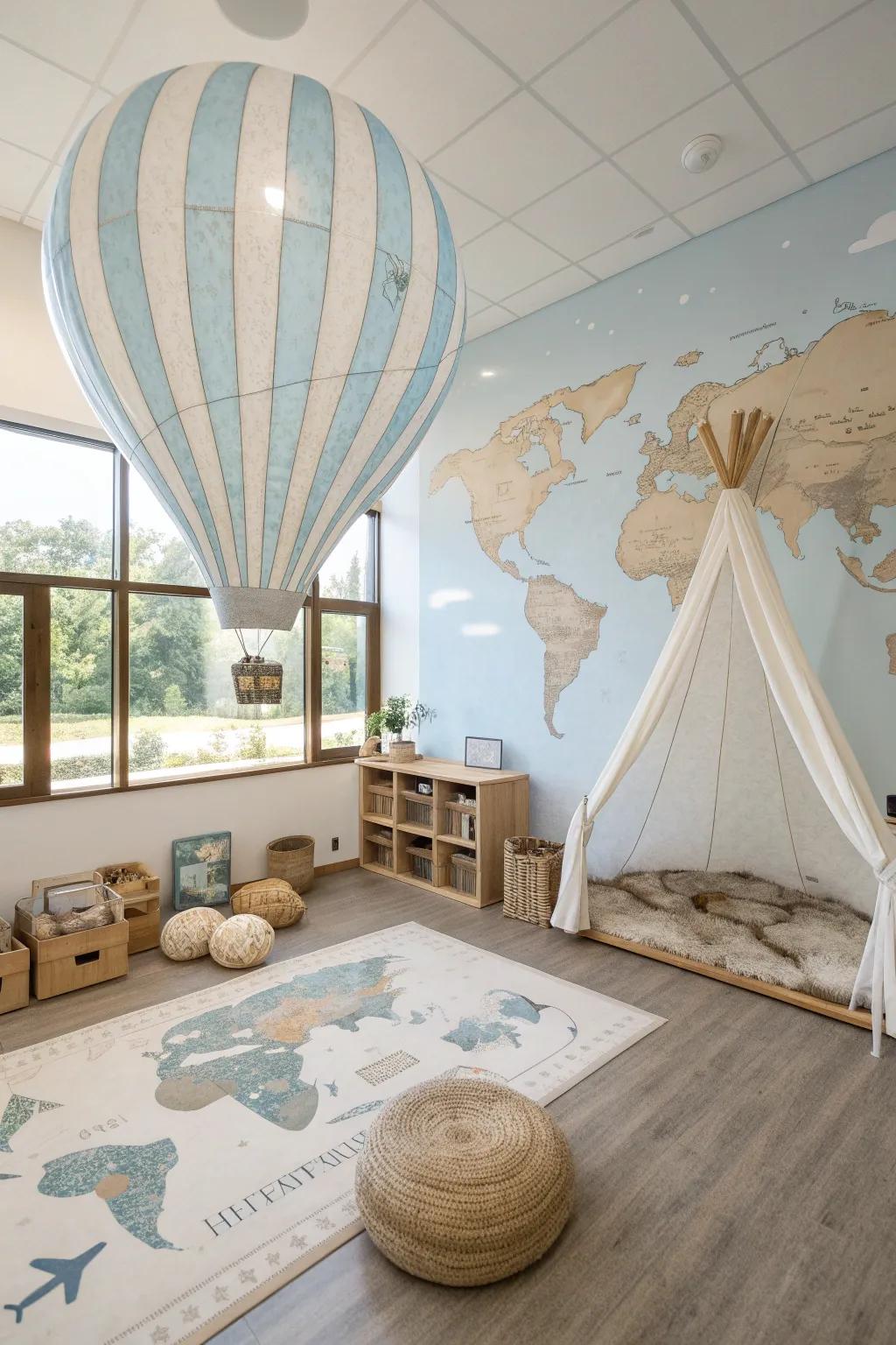 🌍 Ignite curiosity with an adventure corner that encourages exploration and discovery. #AdventureLearning #ClassroomFun