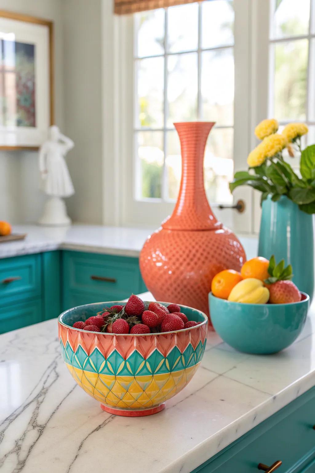 Personalize your kitchen island with decorative elements that add charm and character. #DecorInspiration #PersonalizedSpaces