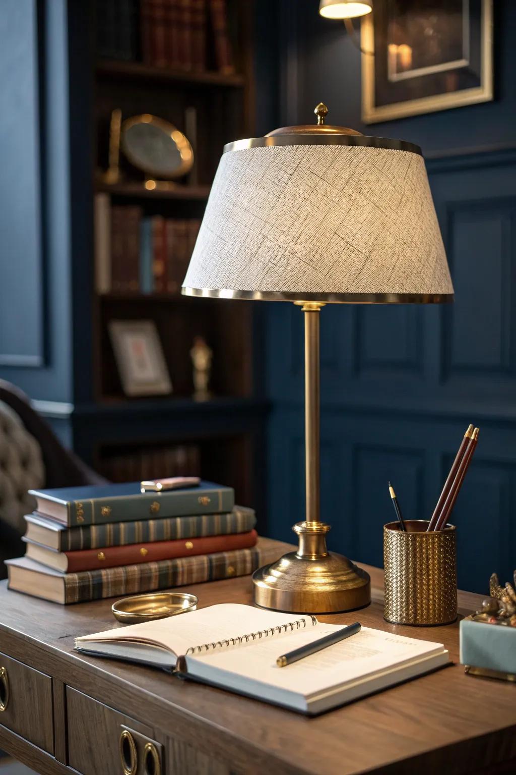 Illuminate your space with a lamp that's both functional and artistic.