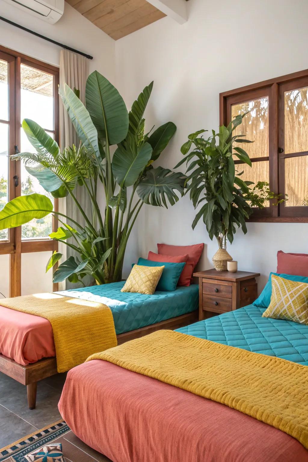 Embrace nature with elements that add warmth and life.