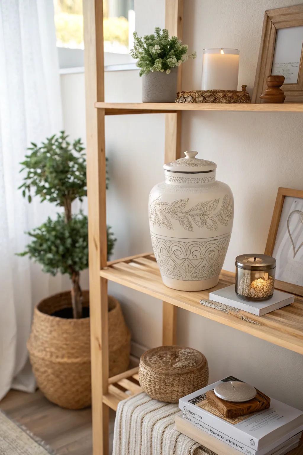 Create a living tribute with an interactive element that invites shared memories.