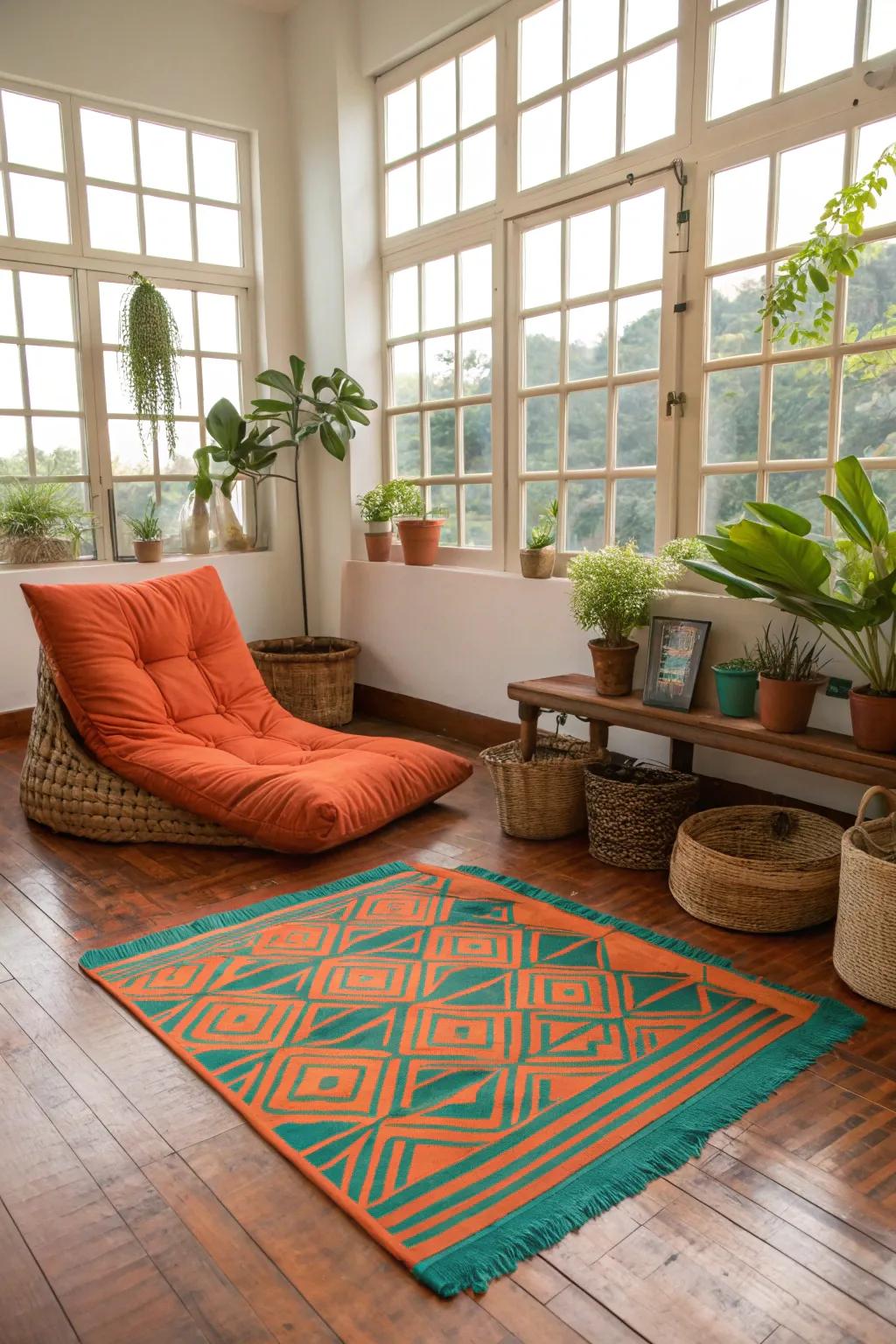 Double your room's potential with a flexible, multi-functional design. 📚 #MultiFunctional #YogaRoom