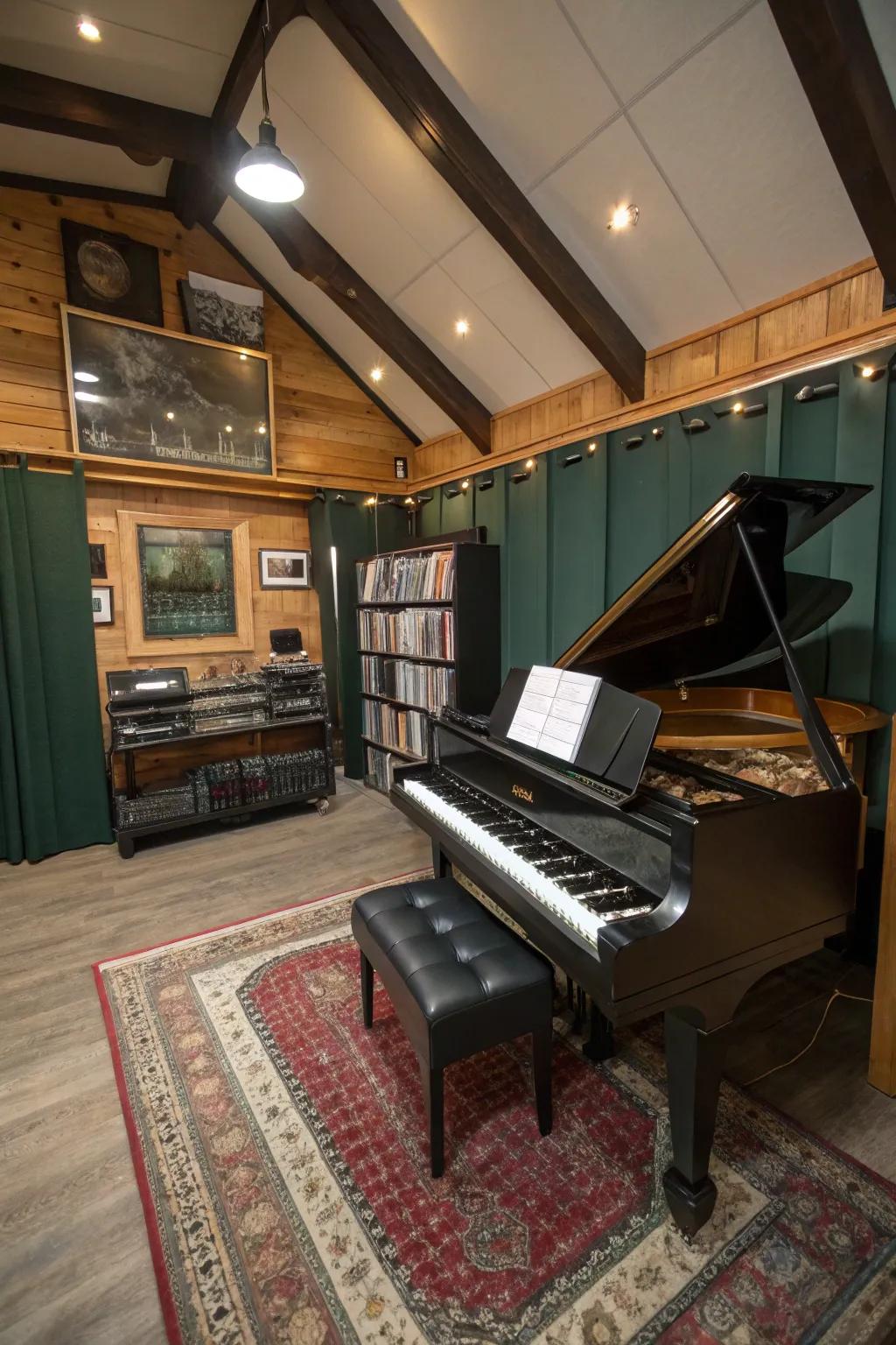 Unleash your musical creativity in a space designed for sound and inspiration. 🎶🎸 #MusicStudio #SoundSpace