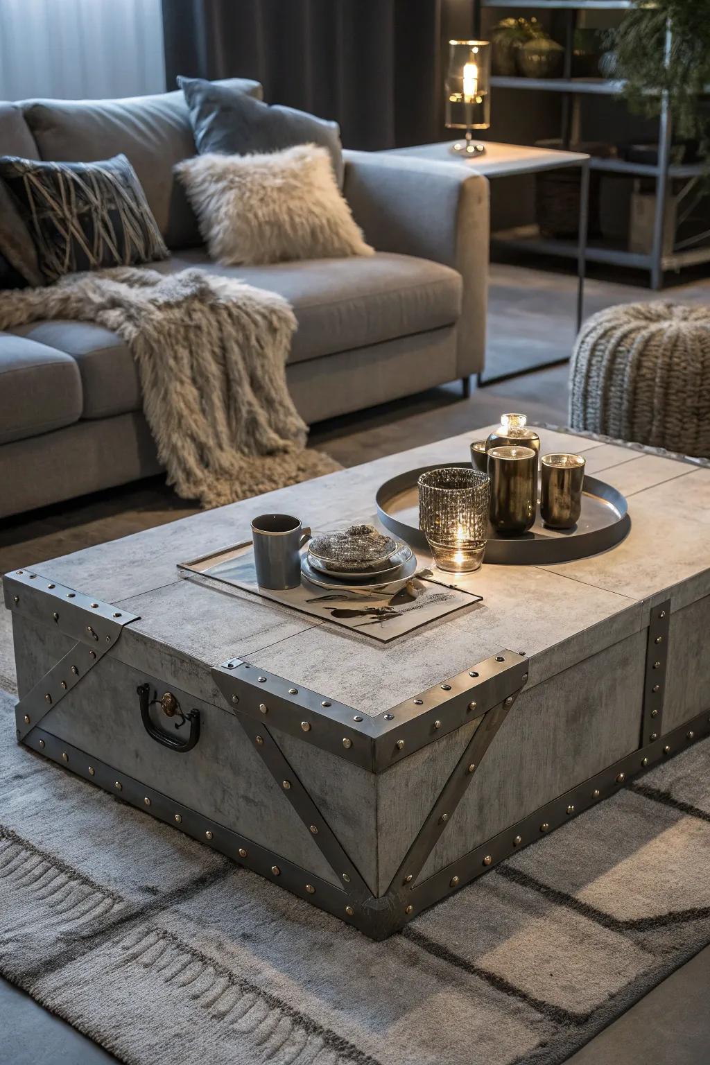 Get creative with unexpected materials that add a modern twist to your apartment's look. 🤔 #ModernTwist #UniqueMaterials #InteriorDesign