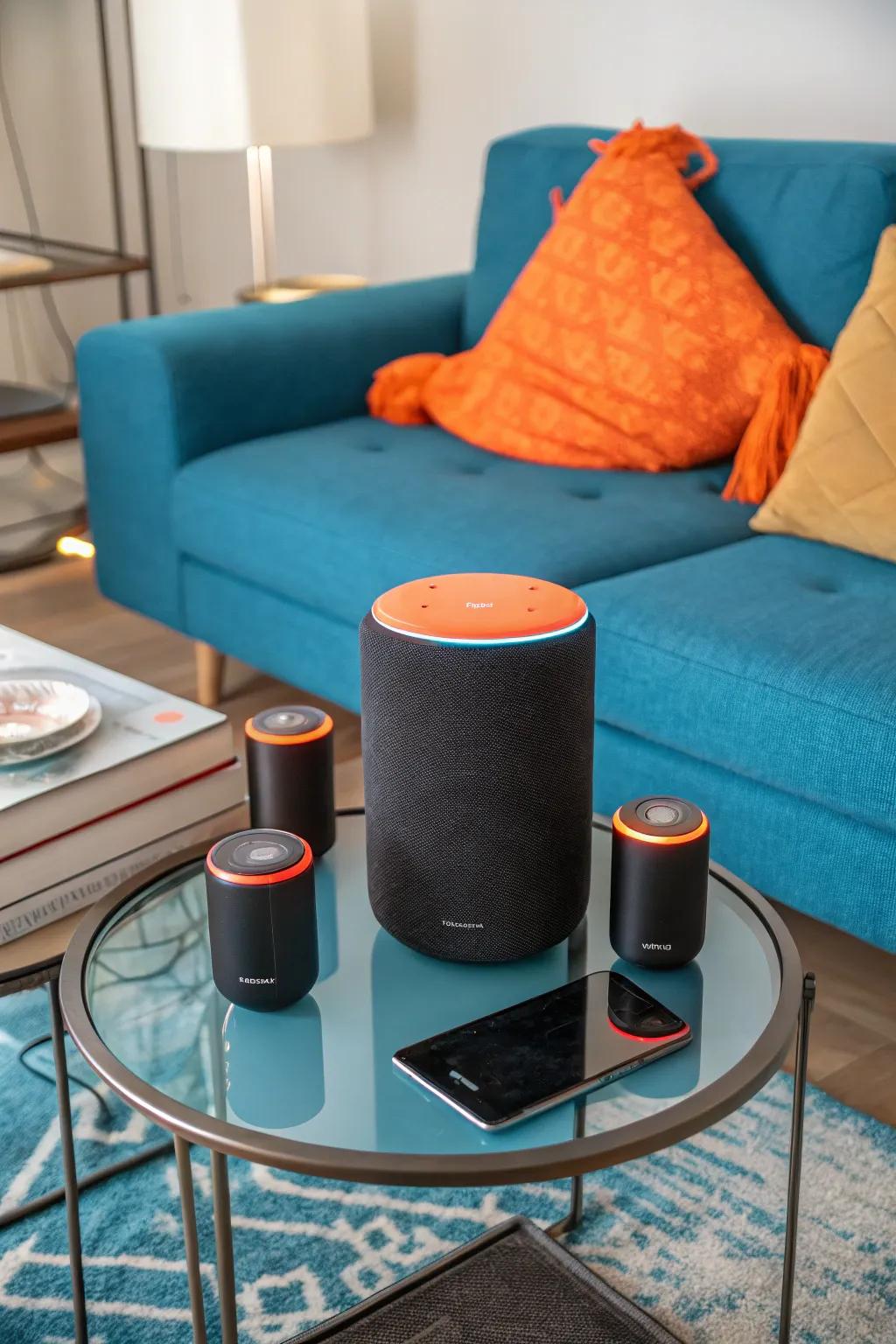 Smart technology integrates seamlessly into your home for modern convenience.