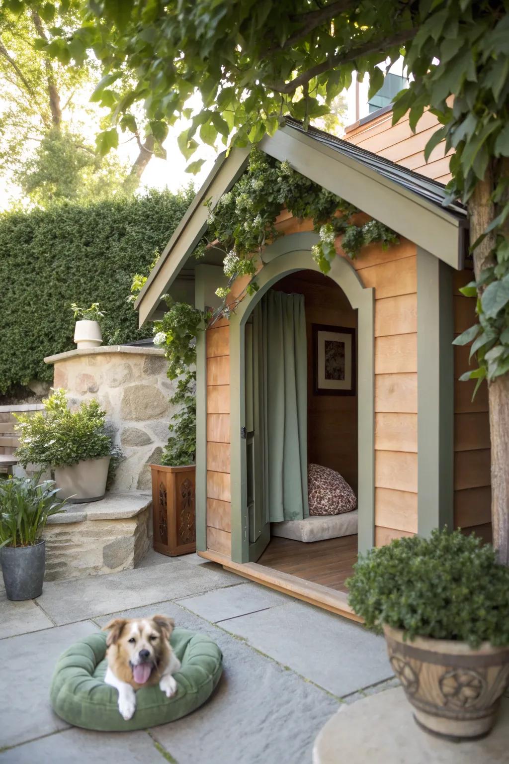 Pamper your pets with a haven shed that offers comfort and adventure.