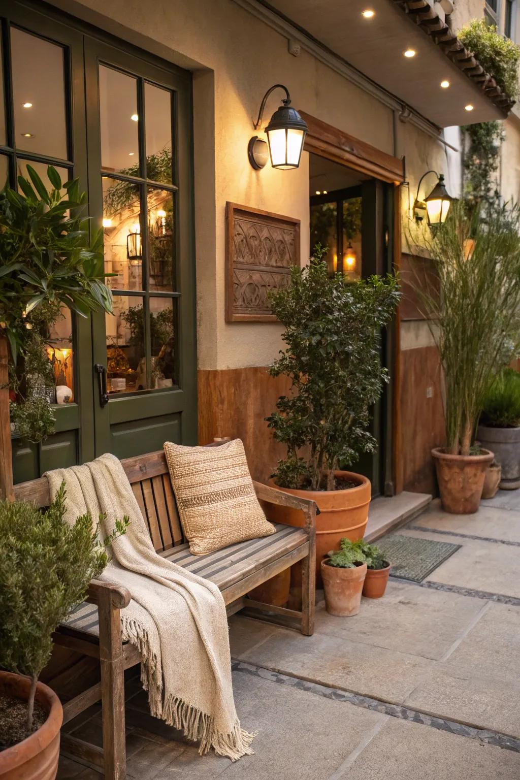 Make a lasting impression with an entryway that's both welcoming and warm.