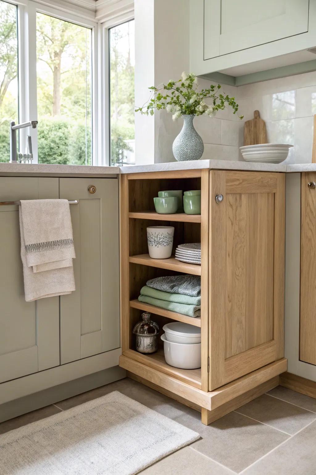 Flexibility at its best with removable inserts that adapt to your needs. #VersatileStorage #KitchenFlexibility