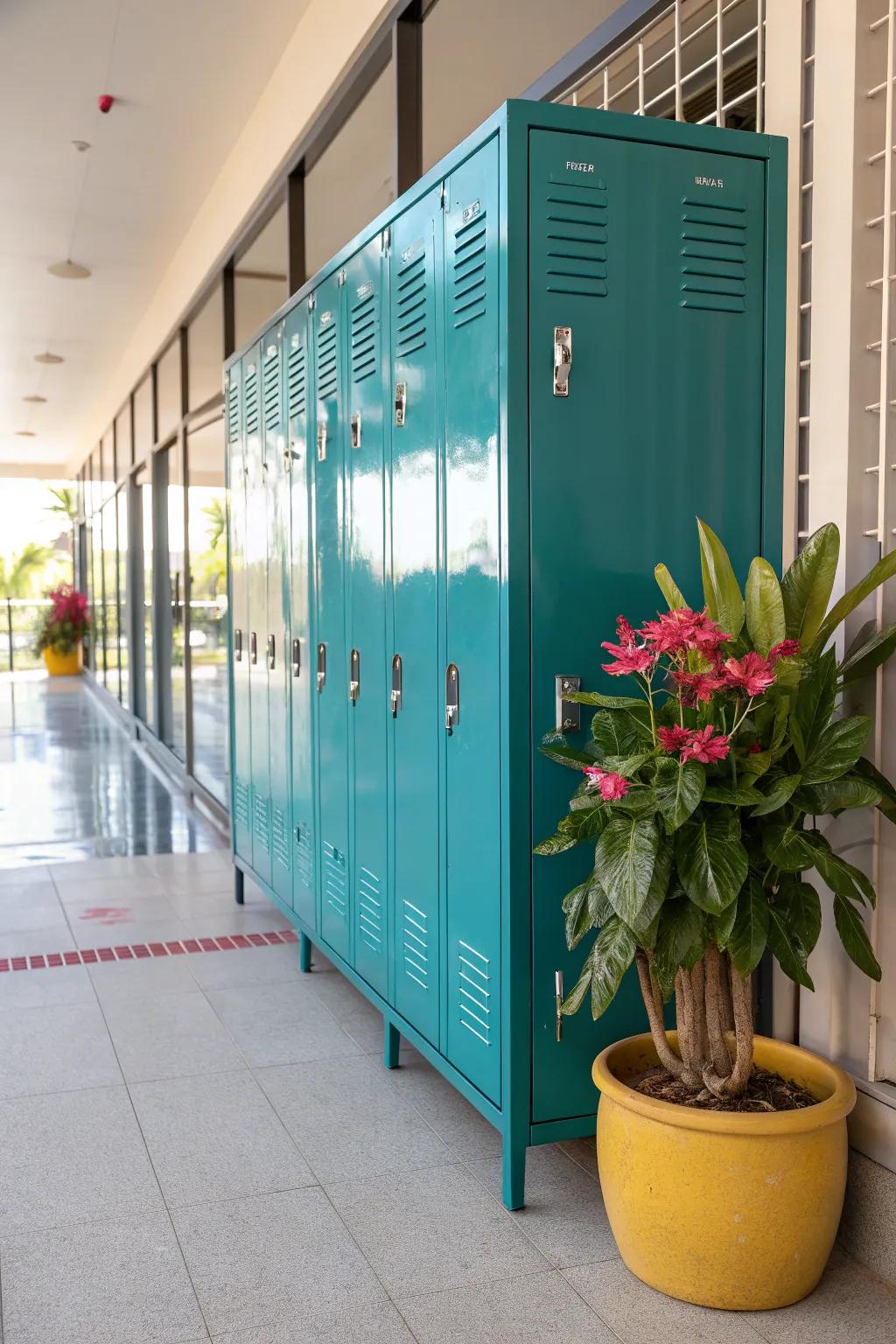 ✨ Create a sense of spaciousness with reflective lockers that brighten and open up your home. #ModernDesign #BrightSpaces