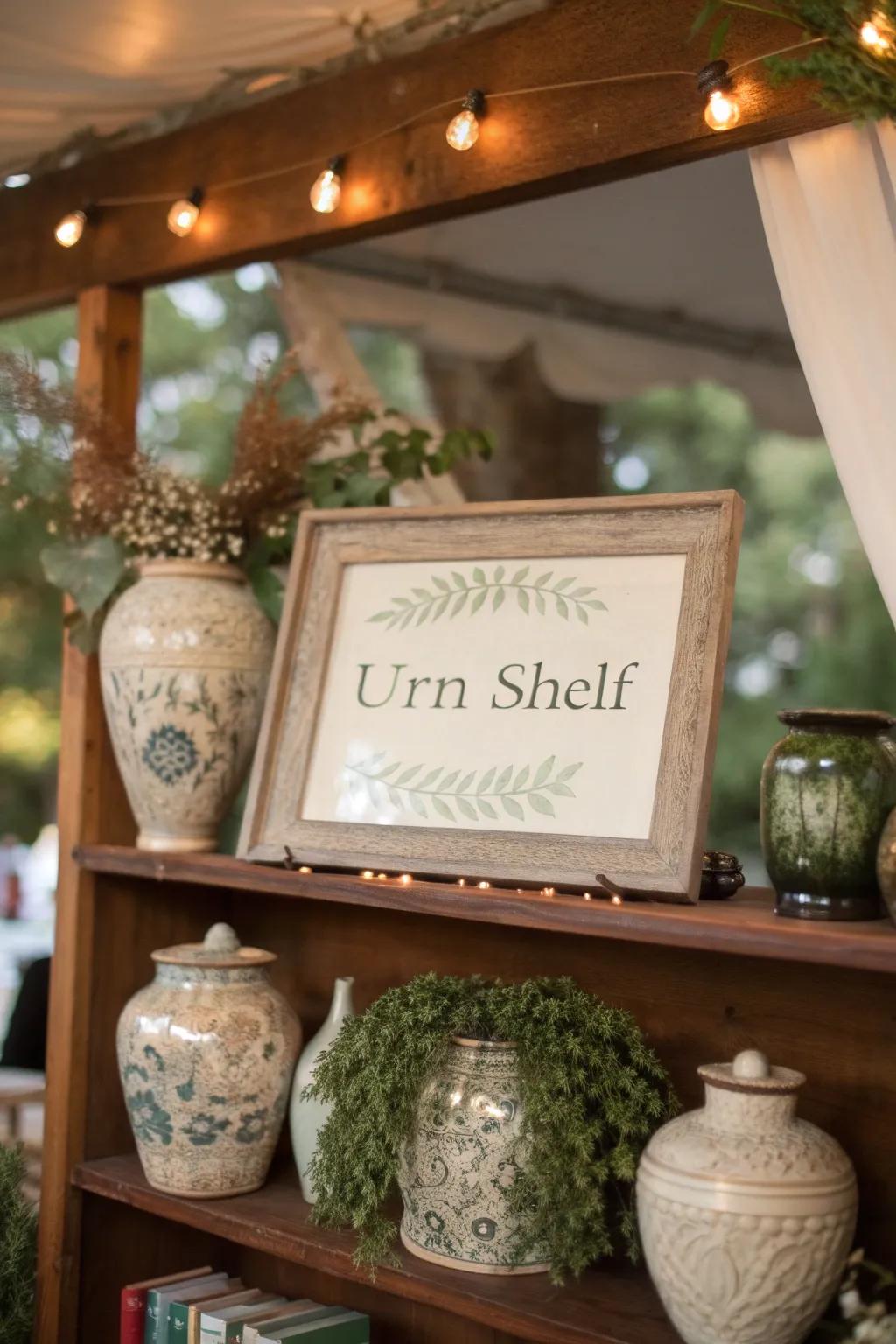 Keep words of wisdom close with a framed quote that adds a personal touch to your memorial.