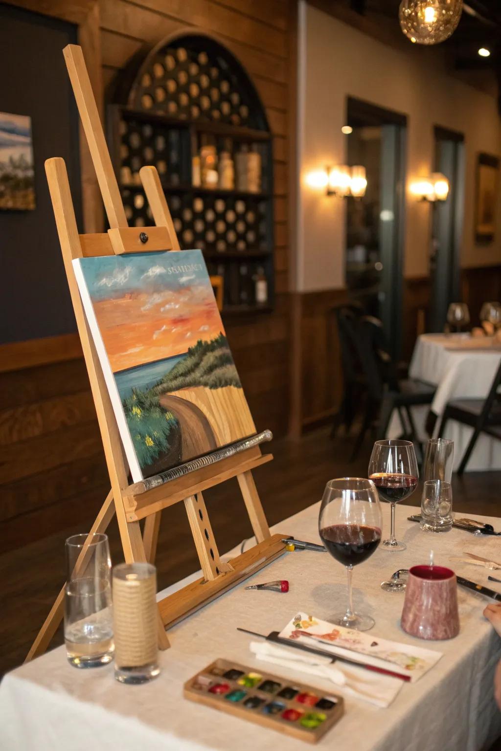 Unleash your inner artist with a relaxing paint and sip session that's both creative and fun.