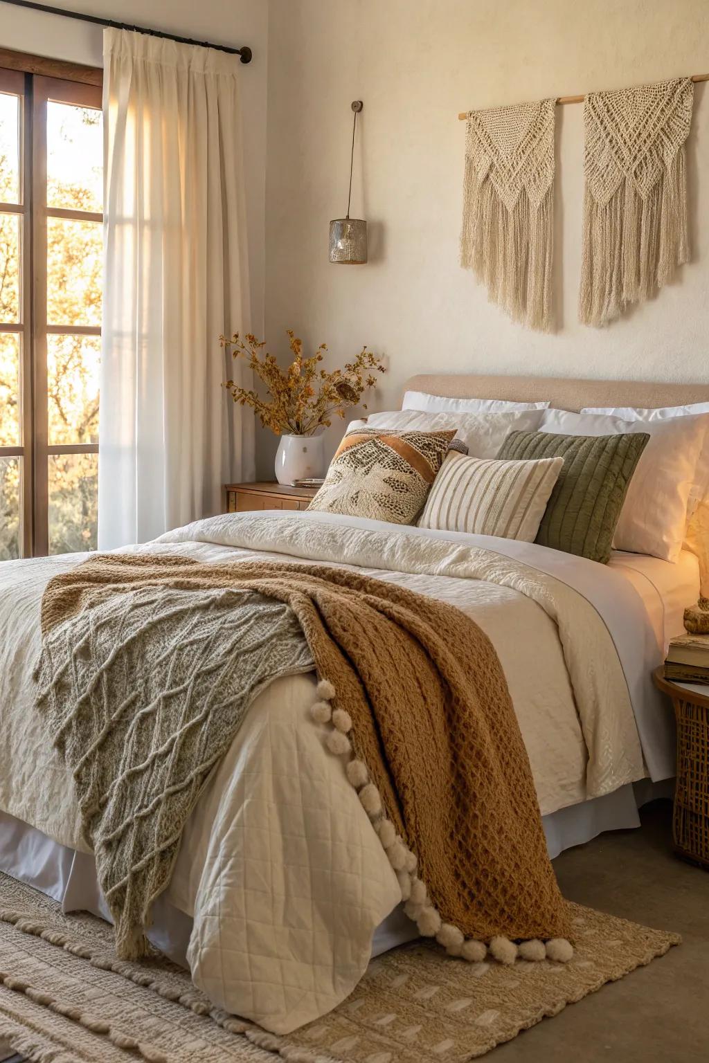 Switch up your bedding with the seasons for a fresh and inviting bedroom all year.