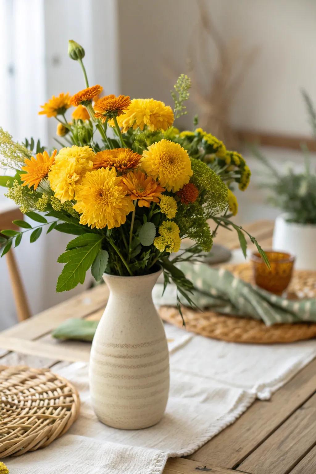 Spread joy with handmade bouquets of seasonal blooms.