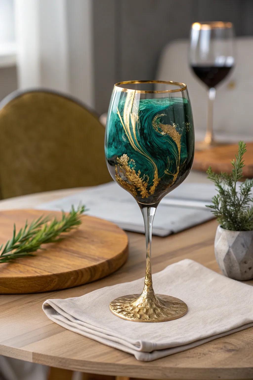 Stand out with 3D sculptural wine glasses, where art meets functionality. 🎨 #SculpturalArt #WineStatement #UniqueHomeDecor