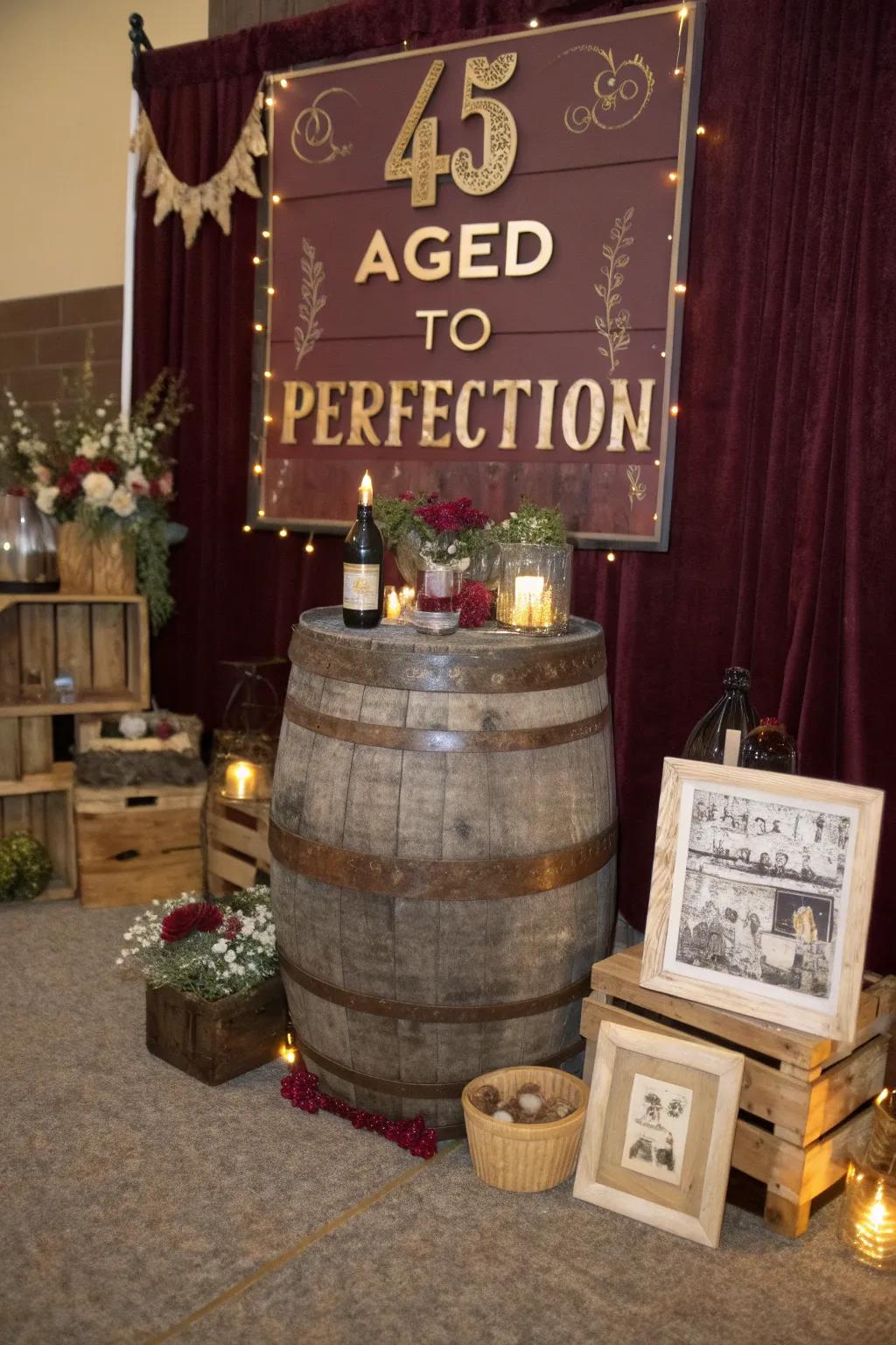 Toast to his journey with a vintage-themed party that highlights his timeless style and sophistication. #VintageVibes #MilestoneBirthday 🎉