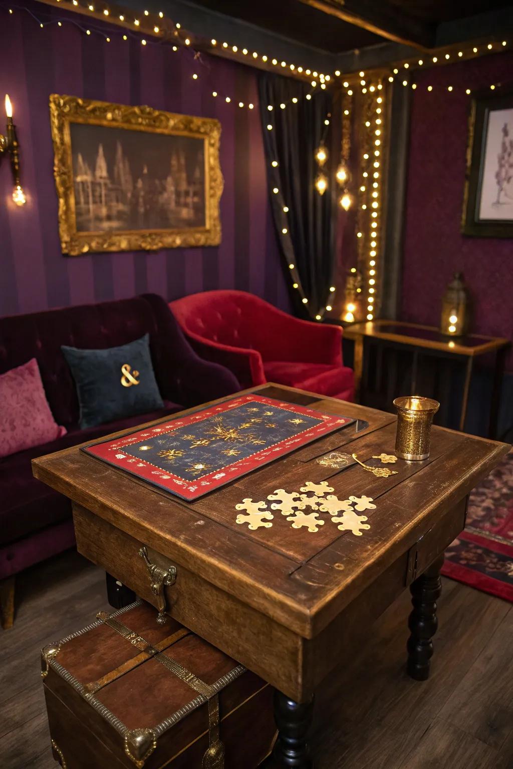 Embark on a mystical escape room adventure that's filled with mystery and excitement.