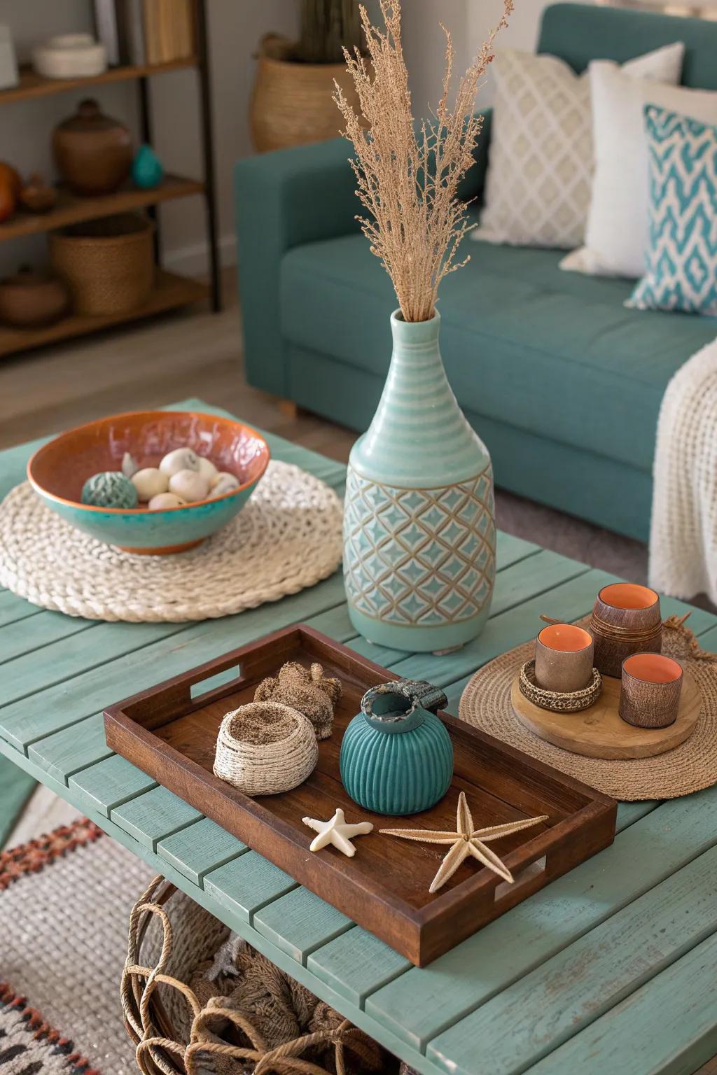 A themed display ties your room together beautifully.