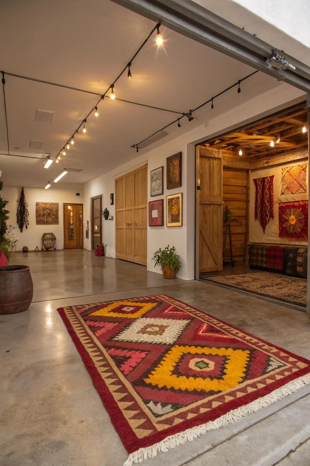 Transform your garage into a welcoming space with decorative touches that reflect your style.