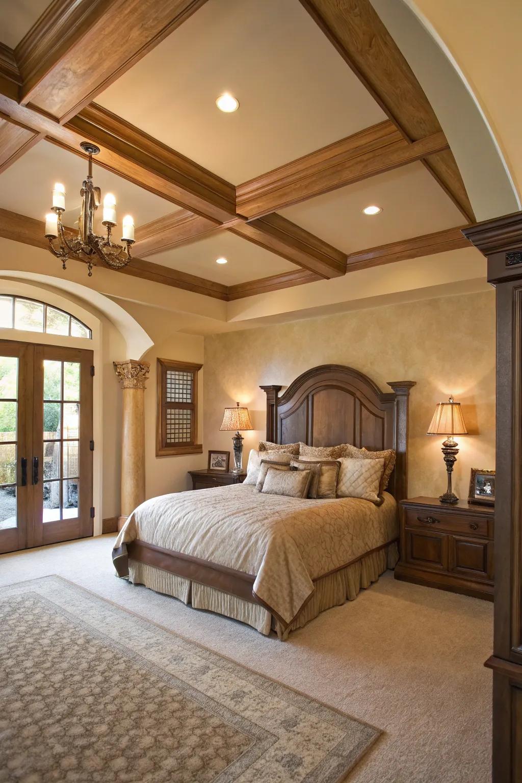 Architectural elements add character and interest to your bedroom suite. 🏛️ #ArchitecturalDetails #DesignInspo