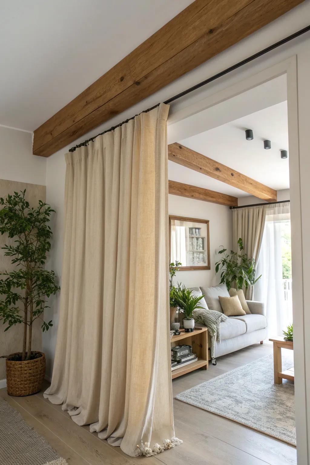 Eco-friendly wood valances offer style that's kind to the environment. 🌍 #EcoFriendly #SustainableLiving